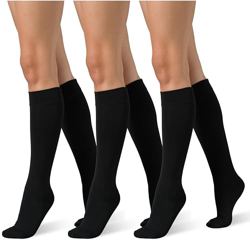 NOLOGO KATIACALZE Chaussettes Hautes Femme Polaires Vancouver - Chaussettes Thermiques Chaudes, Hiver, Longues, Élastique, résistant, Doux, Respirant 2-3 Pairs