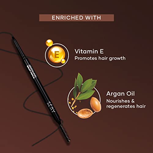 SERY Definition Micro Brow Pencil | Brown EyeBrow Pencil | Smudge Proof, Water Resistant | Vegan, Intense Look Smooth… - Image 3
