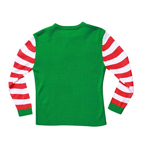 #followme Ugly Christmas Sweater for Girls Holiday Party Outfit2