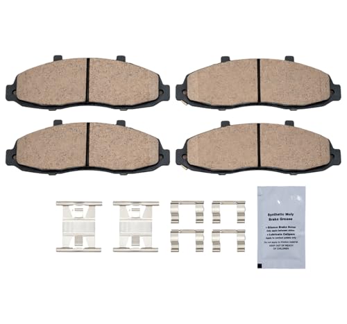 Image of HUSCH D679 Front Ceramic Brake Pads Kit Fit For Ford F-150 1997-2004, For Lincoln Blackwood 2002