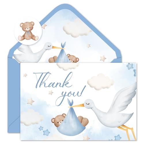 baby best shower thank you cards