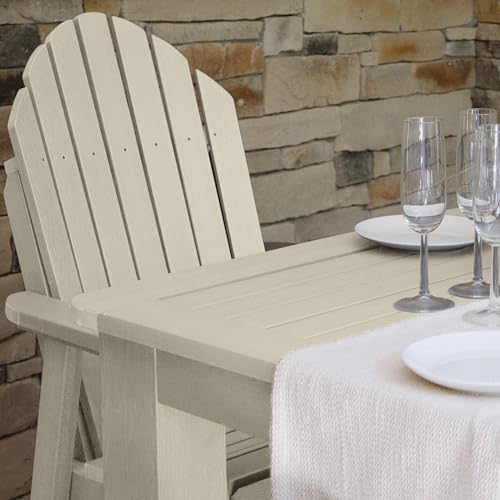 Image of Highwood 5 Piece Hamilton Square Counter Height Dining Set, Whitewash