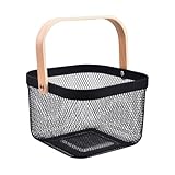 ❀【Trous uniformes】Cette corbeille à fruits en fer présente un design creux avec des trous uniformes. Nettoyage pratique et rapide des fruits et légumes. Facile à égoutter, elle permet aux fruits de sécher facilement et de conserver leur fraîcheur plus longtemps.