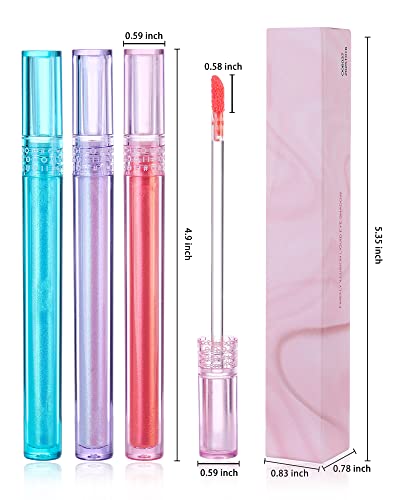 Liquid Glitter Eye Shadow Set - 3Pcs Shimmer Metallic Chameleon Liquid Eyeshadow Kit, Lightweight Water Texture, Quick Drying Long Wearing Glitter Eyeshadow,Gift For Women Girl Korean Glitter Eye Makeup #TOP6