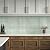Commomy Peel and Stick Tile - 10 Pcs of 12'' x 12'' Vertical 3D Cream Green Peel and Stick Backsplash for Kitchen and Bathroom Interior Wall Tile(Glossy Surface, Covers 10 sq.ft)