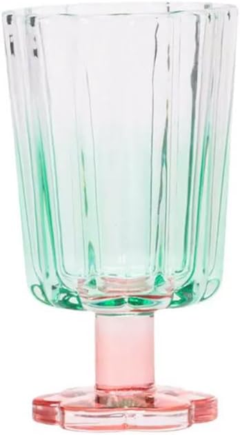 Exquisite 225ml/7.9oz Creative Glass Cup Tall Beer Mug Gradient Color Juice Cold Drink Cup Cocktail Glasses Coffee Cups Glassware Practical