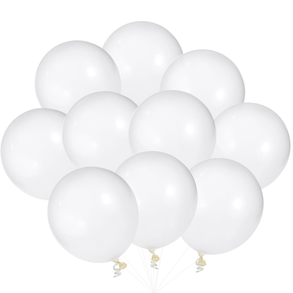 Globos Transparentes de Látex de 12 Pulgadas, Engrosados y Resistentes, Paquete de 25 Unidades para Decoración de Bodas y Fiestas