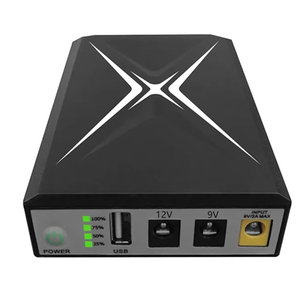 10400MAh DC UPS Enrutador de Suministro Ininterrumpido 9V 12V 18W BateríA de Respaldo Mini UPS USB WiFi Router para Fuente de AlimentacióN CCTV