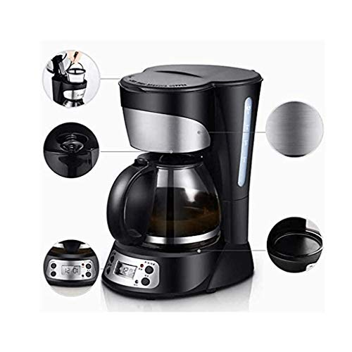 SZCURC Máquina de café Máquina pequeña for el hogar Máquina de café de oficina por goteo estadounidense Máquina… - Imagen 7
