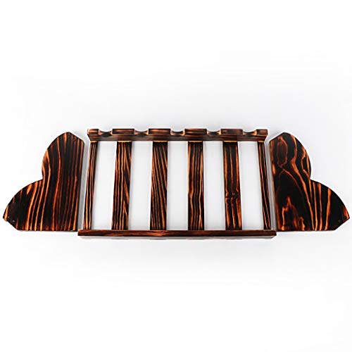 Soporte para 5 Botellas de Vino de Madera Maciza miniatura 5