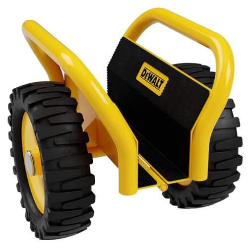DeWalt DXWT-200 Carrello per Dischi - Carrello con Ruote Portatutto max. 500 kg - Carrello da Trasporto per Pannelli e Porte - Superficie Antiscivolo - Azione con Morsetto a Cerniera - Immagine 1
