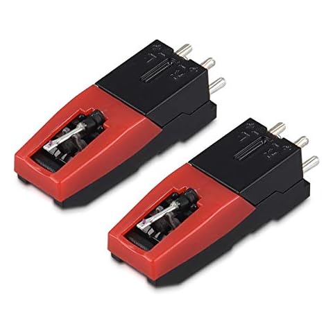 Navaris 2x Agujas de Recambio para Tocadiscos con Fonocaptor Cover