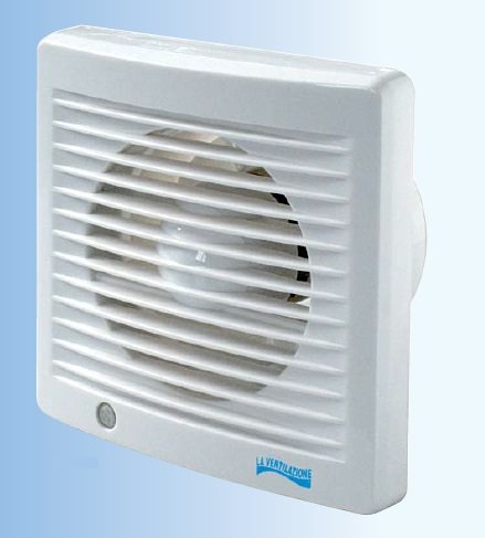 serie AA10E Aspiratore elicoidale 157x157x76 mm foro Ø 100 mm