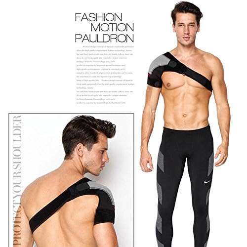 Adjustable Right Shoulder Bandage Protector Brace Joint Pain Injury Sports Equipment