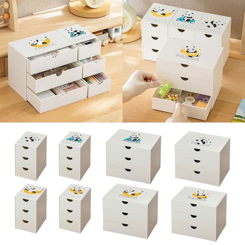 Boîte de rangement de bureau panda pour ne plus perdre ses crayons - 3
