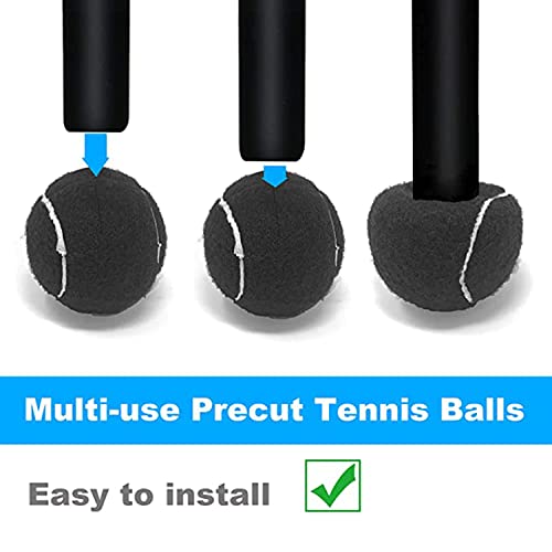 Balles de tennis prédécoupées pour pieds de meubles URBEST | Protection sol