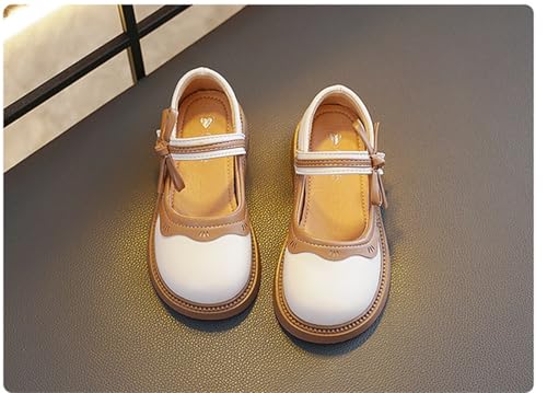 Girl's Mary Jane School Uniform Shoes Princess Wedding Party Flower Girls Flats Shoes4