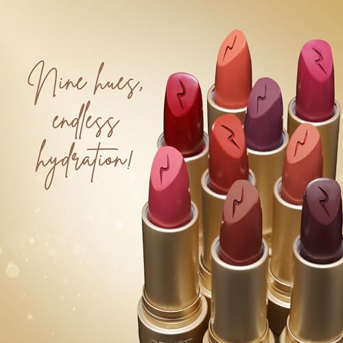 Image of RENEE H2O Hydrating Creme Lipstick-Ruby Haze, Super Glossy, Lightweight, Non-drying & Hydrating, Easy Glides Formula with Intense Pigment, Shea Butter, Hyaluronic Acid, Jojoba Oil Infused