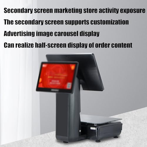 Báscula electrónica con impresora pantalla 15.6 pulg miniatura 4