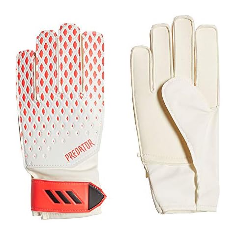 Adidas Pred Gl TRN J Soccer Gloves - White/Pop Cover