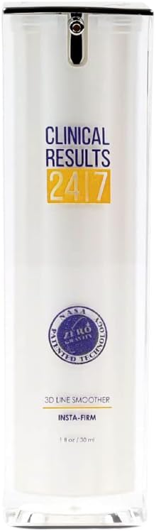 Instant Firming Line Smoother Works In Minutes To Lift, Firm And Smooth Lines, Wrinkles, Puffy Eyes and Crow's Feet | NASA Stem Cell Technology | Clinical Results 24/7 Insta-Firm | 1 oz (8 Weeks)