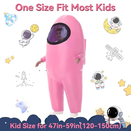 Disfraz inflable espacial para niños miniatura 2