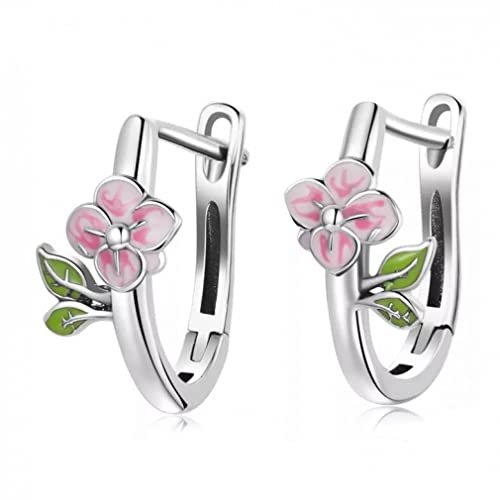 Boucles d'oreilles fleur de cerisier de printemps pour femmes bijoux à tige