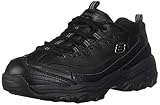 Skechers for Work Women's D'Lites Slip-Resistant Pooler Work Shoe