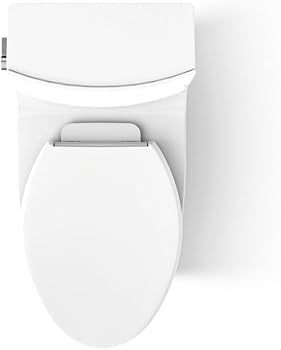 KOHLER Veil One-Piece Skirted Toilet, Dual Flush, Elongated Bowl