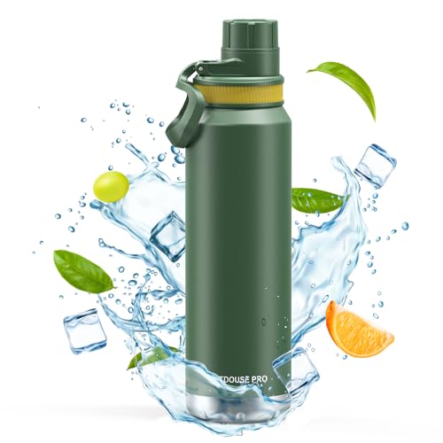 Botella isotérmica Thermos de acero inoxidable - 532ml, 710ml, 946ml, interior de cerámica esmaltada Botella carbonatada para deportes al aire libre a prueba de fugas (710ml)