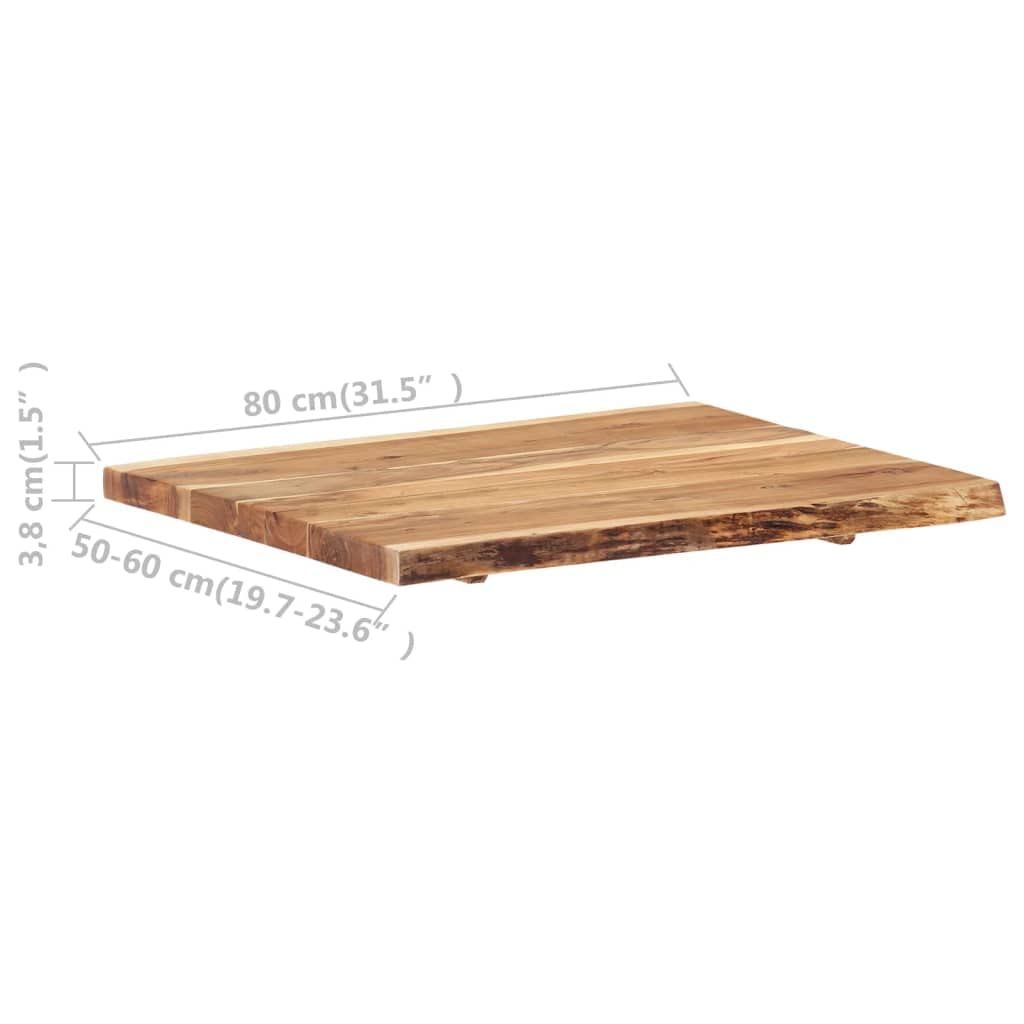 vidaXL Massief Acaciahouten Tafelblad Blad Tafel Tafelbladen