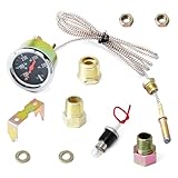 Erchon 7-123 Water Temperature Gauge for Cars for Ships for Vehicles for Trucks, 2