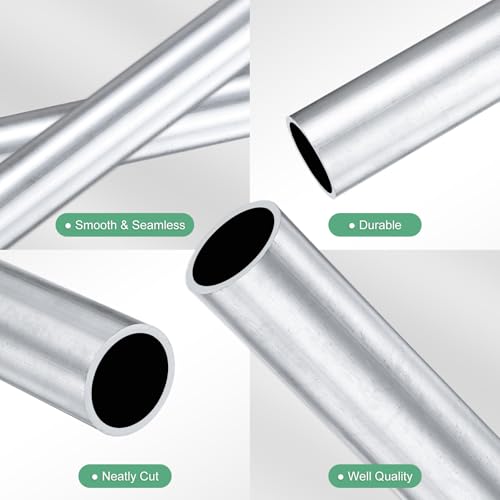 Tube aluminium 6063 rigide 400mm pour construction mécanique durable