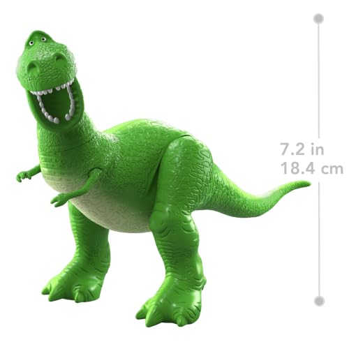 Image of Mattel Disney and Pixar Toy Story 5 Rex Action Figure | 7-inch Playscale, 1 Key Character, 8+ Posable Joints, Movie-Accurate Design