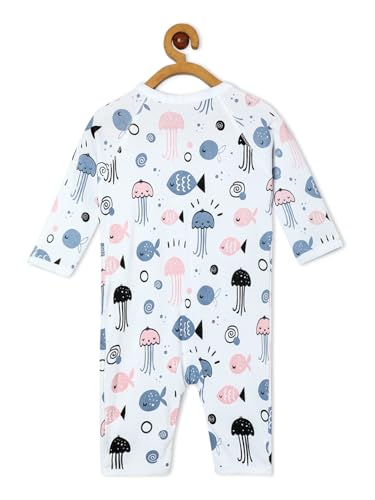 Image of The Mom Store Baby Romper Jabla Style For Boys And Girls | Cotton | Soft Infant Bodysuit | Trendy Stylish Sleepwear For Newborn Baby | Printed | Unisex Comfortable Everyday Baby Wear