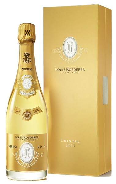 Louis Roederer Cristal 2015 Vintage Champagne 75cl Gift Boxed