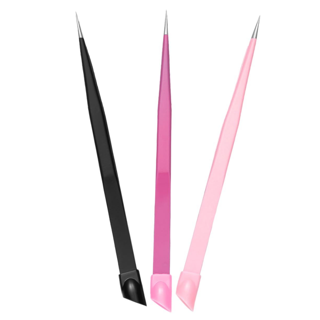 5 Set Pinzette Per Unghie Pinzette Doppia Per Nail Art Strumenti Per Scrapbooking Manicure E Te 3 Pezzi*5
