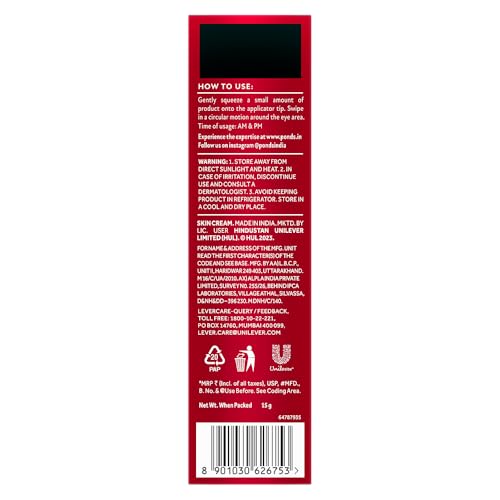 POND'S Youthful Miracle Hexyl Retinol Complex, Renew & Repair Eye Cream 15ml