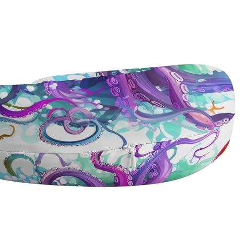 Almohada de espuma viscoelástica para viaje cervical miniatura 4