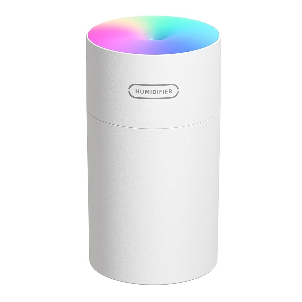 MYADDICTION Humidifier Air Portable USB Diffuser Mist Mini Purifier 7 Color White-image-38
