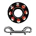 AKONA 15M Composite Plastic Spool with Double-Ended Stainless-Steel Clip for Scuba Diving