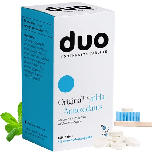 Duo Toothpaste Tablets with Nano-Hydroxyapatite - Wild Mint Medley
