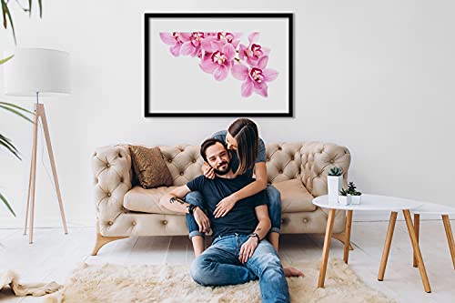 Cadre photo fleurs et nature Tulup 70x50 en MDF mural durable
