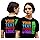 lepni.me Crop Top sur Mesure pour Femmes et Jeunes Filles – Impression personnalisée Recto Verso – T-Shirt Casual Parfait pour Tous Les Jours (S Noir Multicolore)