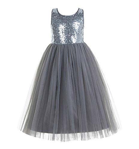 ekidsbridal Crossed Straps A-Line Flower Girl Dresses Halter Dress Junior Bridesmaid Dress Formal Dresses2