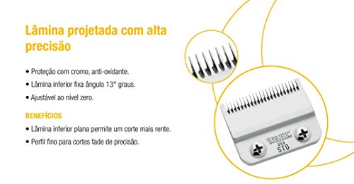 Máquina de Cortar Cabelo Senior Cordless, Wahl, 08504-048, Azul Escuro, 22 x 16 x 5