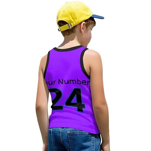 Hawapod Custom Kids Tank Tops Boy Athletic Lightweight Casual Outfits Back To School Sportswear Sleeveless Undershirts4