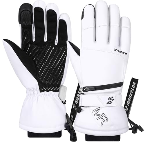 MORXPLOR Ski Snow Gloves for Men Women,3M Thinsulate Insulated Warm Winter Snowboard Windproof...