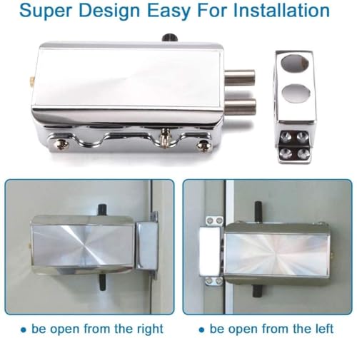 Ritammi, Remote Control Electronic Intelligent Door Lock, Smart Wireless Anti-Theft Home Security Keyless Deadbolt Access Control System with 4 Remote Control thumbnail 9