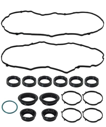 Image of VC1184G Valve Cover Gasket Set Fits for 2017-2022 Chrysler Pacifica Voyager,2016-2022 Dodge Durango,2016-2022 Jeep Gladiator Grand Cherokee Wrangler 2019-2022,RAM 1500 3.6L V6 VS50919